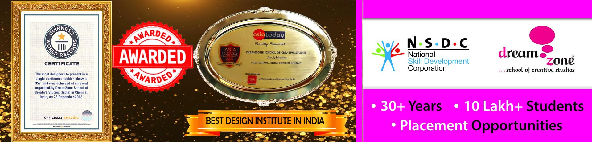 Dreamzone Kolkata – Fashion / Interior Design / Animation / Jewellery Making Institute